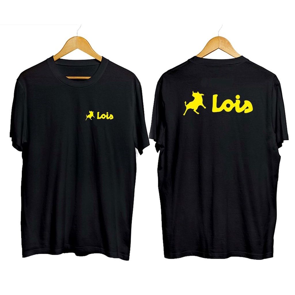 KAOS LOIS LOGO JEANS JUMBO ALL SIZE S M L XL XXL XXXL XXXXL XXXXXL
