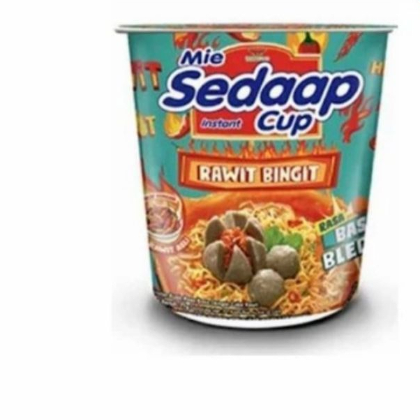 

Sedaap Mie Instant Cup Rasa Baso Bleduk 77g