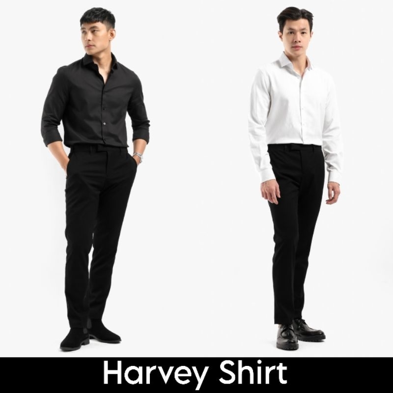 Harvey Shirt Long Sleeve MALE ID HEYMALE (READY SIAP KIRIM)