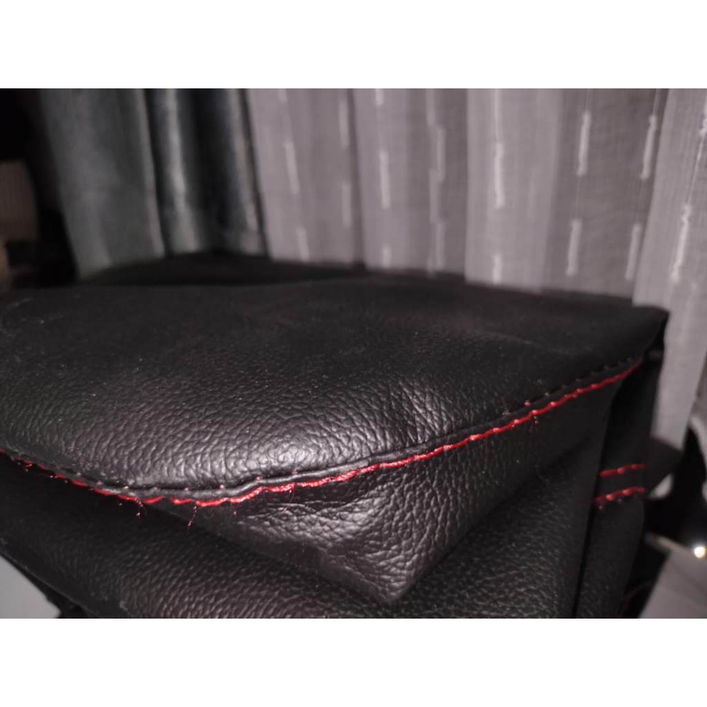 Kulit sarung jok motor vario 110 bahan oscar-Kulit jok vario 110 bahan oscar model x ride