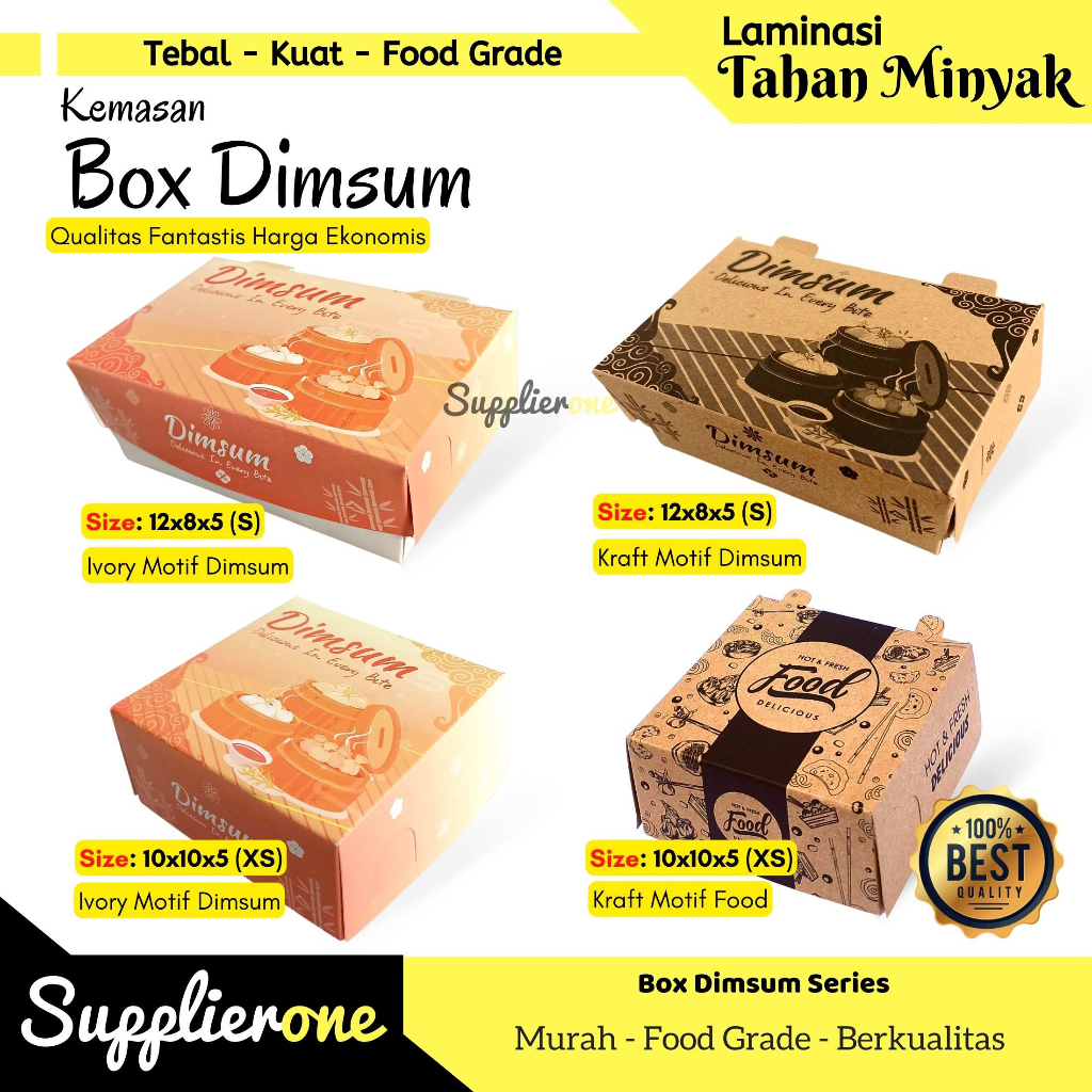 Box Dimsum / Wadah Dimsum / Dus Takoyaki / Box Takoyaki / Kemasan Roti