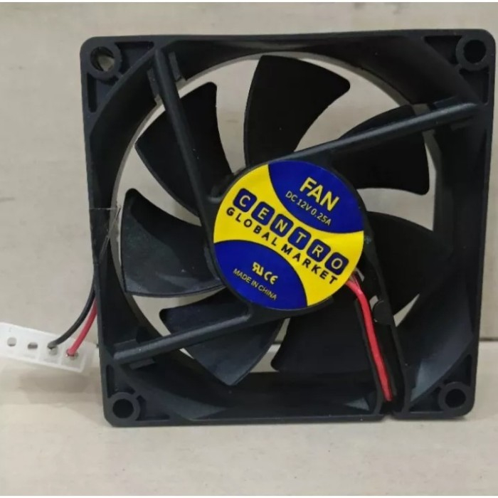 Fan Casing Centro 8Cm Hitam Fan Case 8 cm