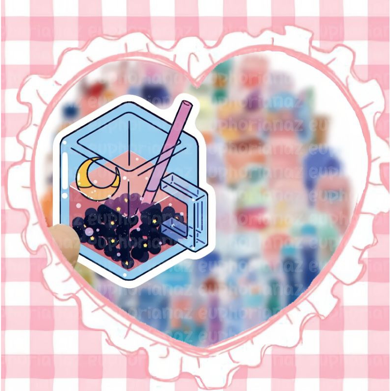 

[10PCS] RANDOM stiker minuman drink lucu scrapbook dekorasi aesthetic