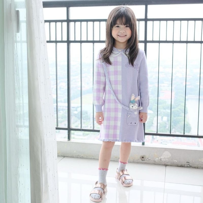 STELLA LOU DRESS / SWEATER LILAC