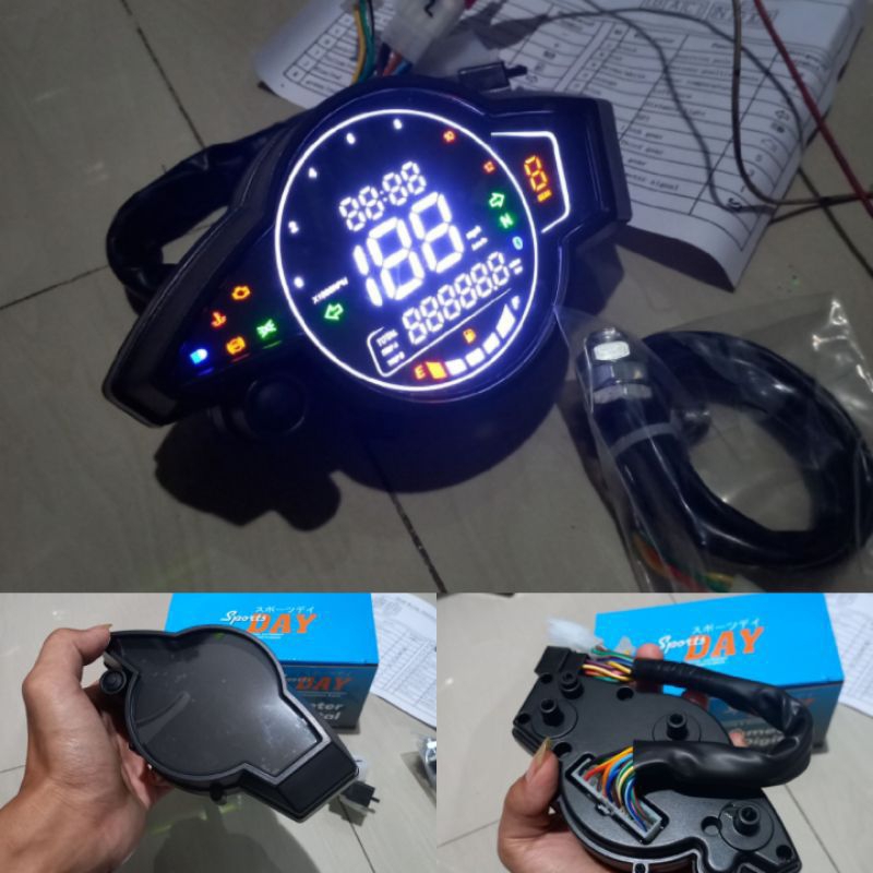 Speedometer Digital Full IndikatorNvl universal CB GL TIGER MP