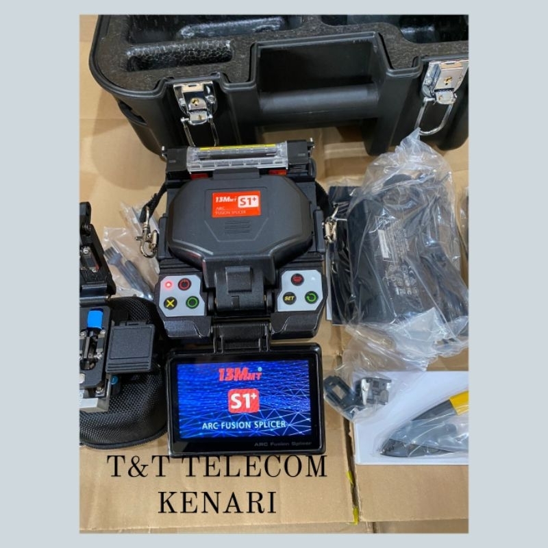 FUSION SPLICER TUMTEC 13MMT S1+ SPLICING MACHINE FIBER OPTIK SOC