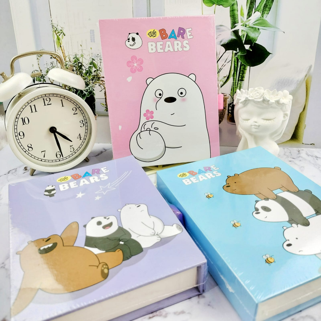 

Mi Buku Diary Gembok We Bare Bear Jurnal Rahasia Imut Lucu Termurah Unik Buku Tulis Catatan Lucu