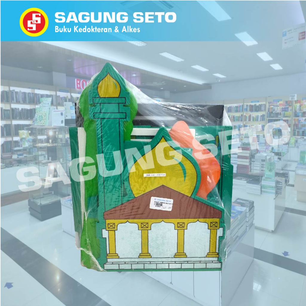 MAKET RUMAH IBADAH 3D MASJID / MAINAN RUMAH IBADAH / MAINAN ANAK