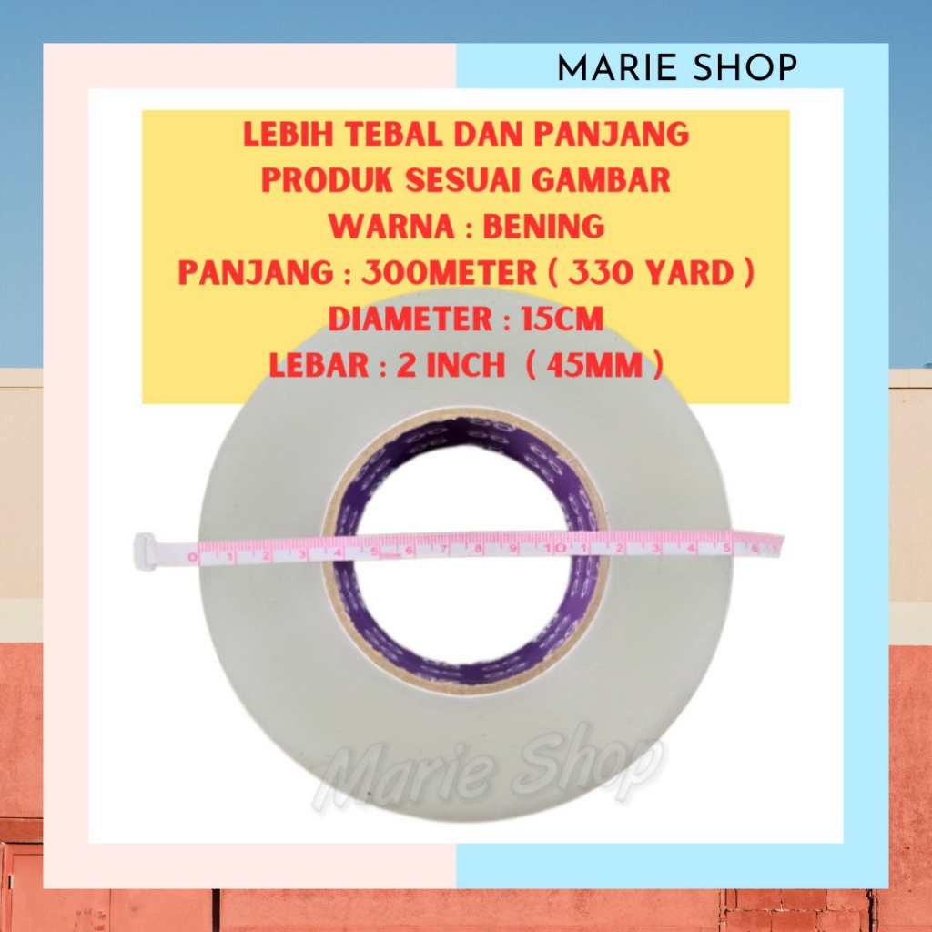 

LAKBAN BENING / ISOLASI SELOTIP / ISOLASI BENING