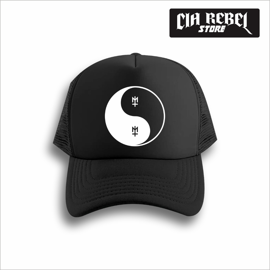 Topi Jaring Trucker maternal disaster Yinyang