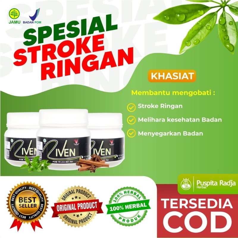 Ziven Spesial Stroke Ringan PUSPITA RADJA HERBAL HASAN SABILAH OFFICIAL