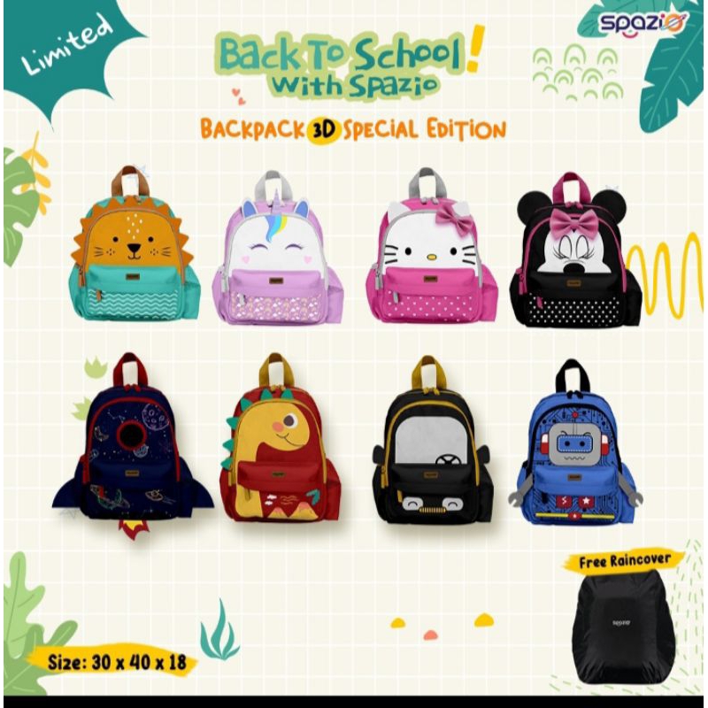 tas ransel spazio