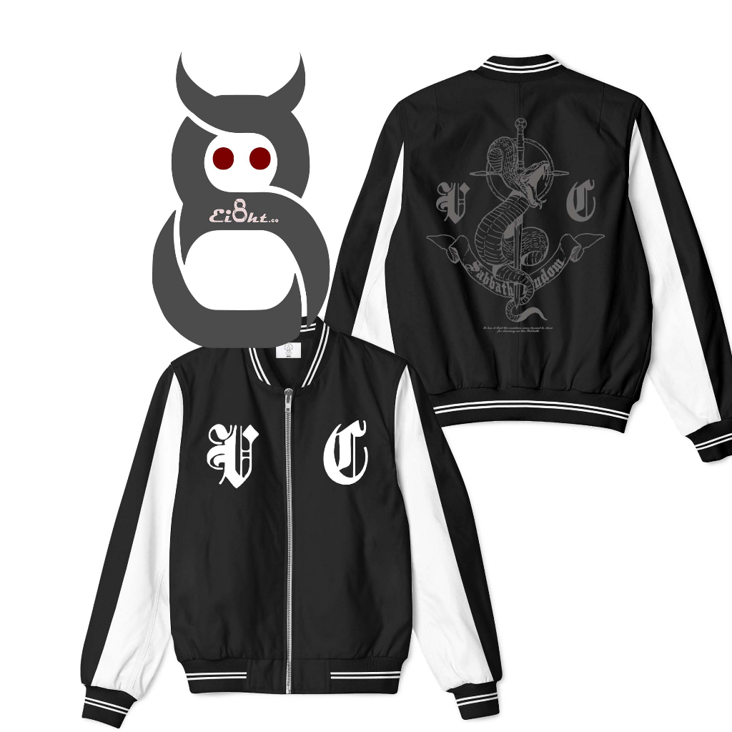 Jaket Sukajan Hyuk Kwon Sabbath Crew Wind Breaker Manhwa Komic Korea