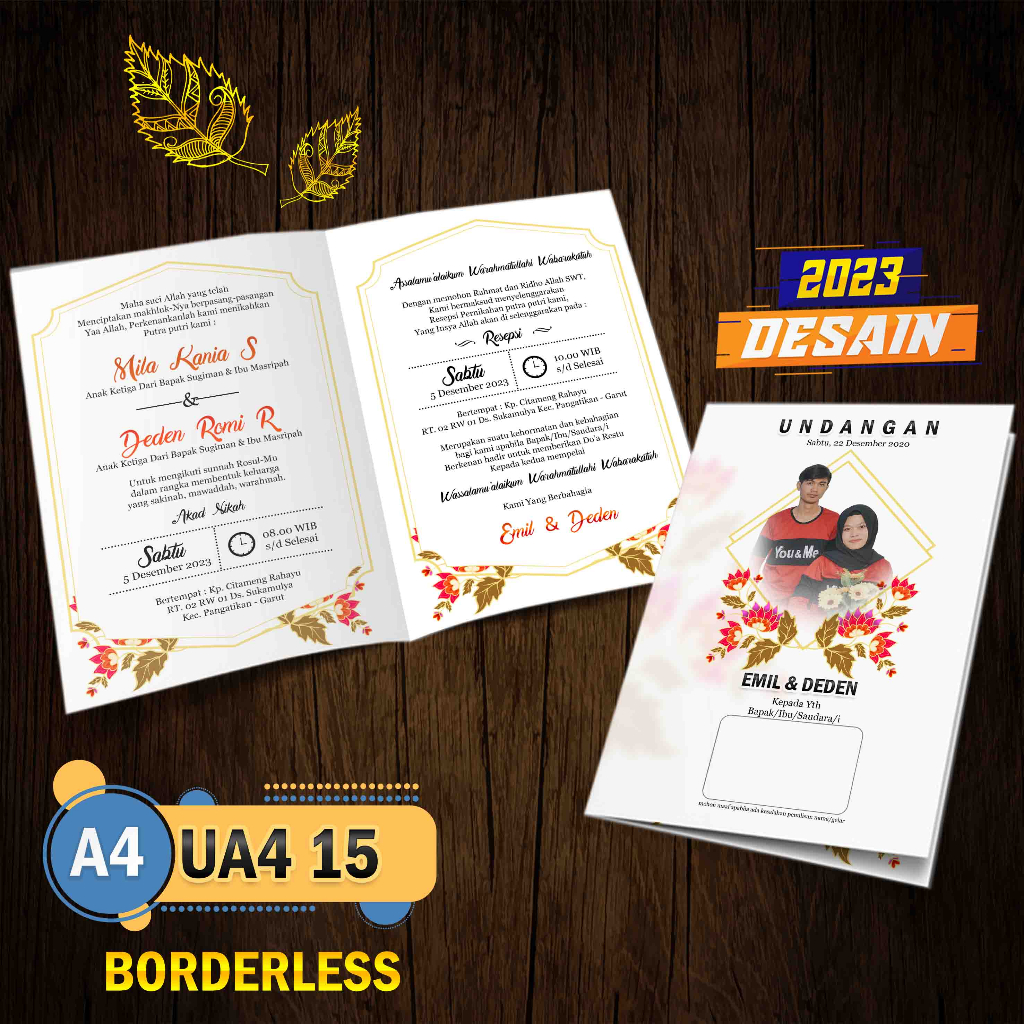 UNDANGAN PERNIKAHAN UNIK UNDANGAN PERNIKAHAN MURAH UNDANGAN KEKINIAN