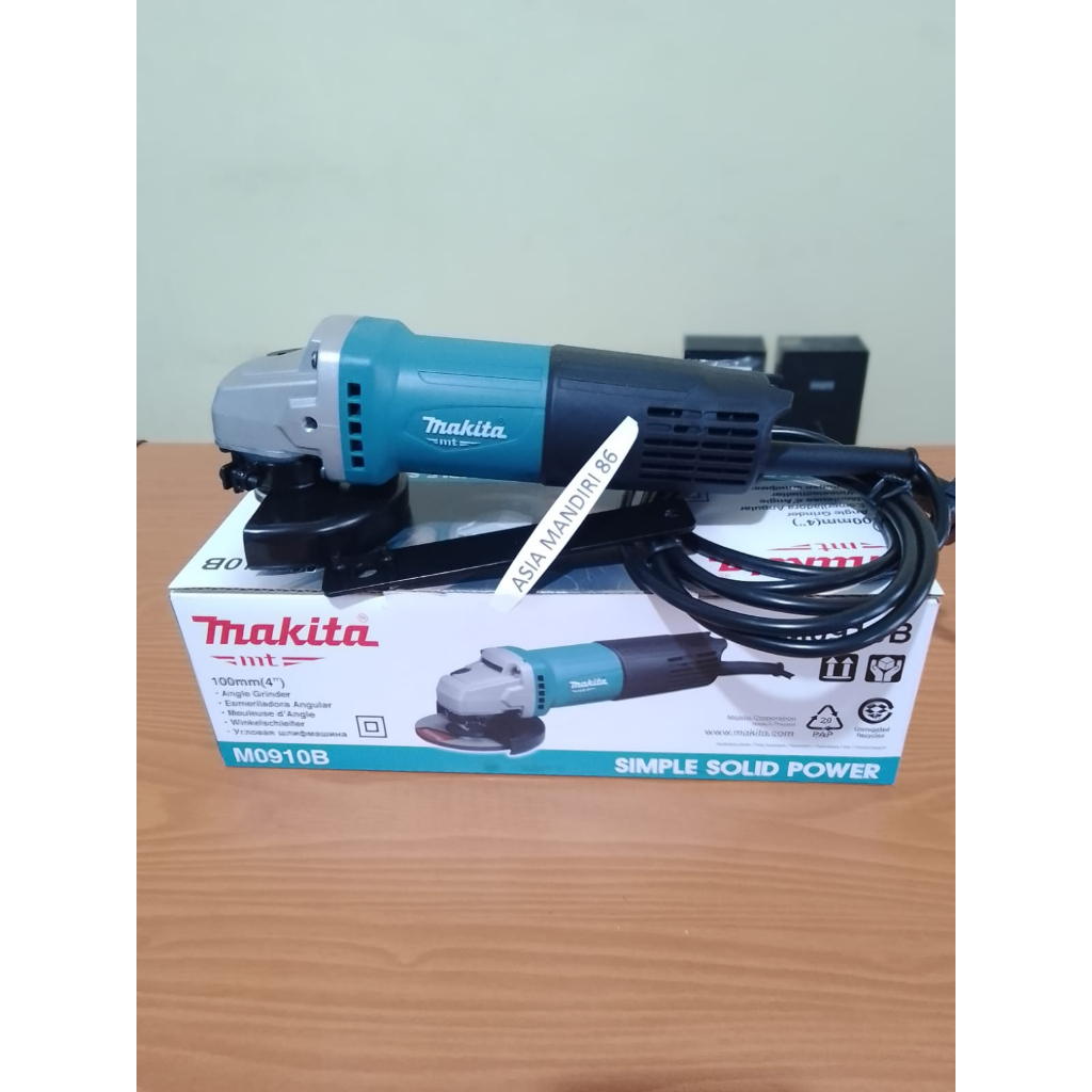 Mesin Gerinda 4" Maktec / Makita M0910B FREE BUBBLE WRAP