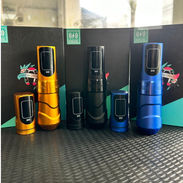 Wireless FkIrons Tattoo Machine Pen 3.5mm/4.0mm Stroke Length with Digital LED Display