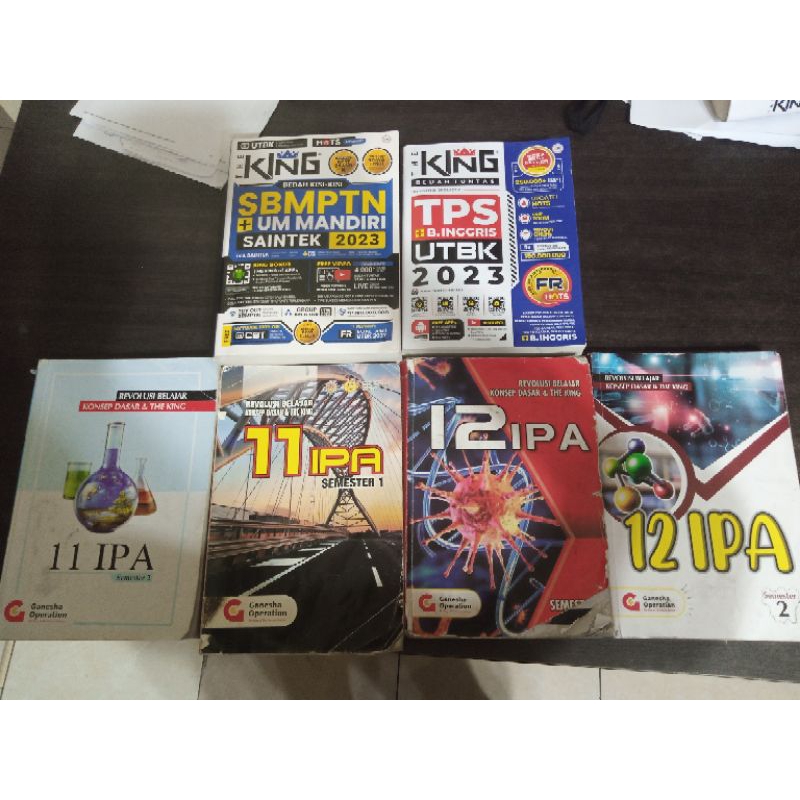 PRELOVED BUKU THE KING SBMPTN 2023 TKA TPS KODING GO SAINTEK