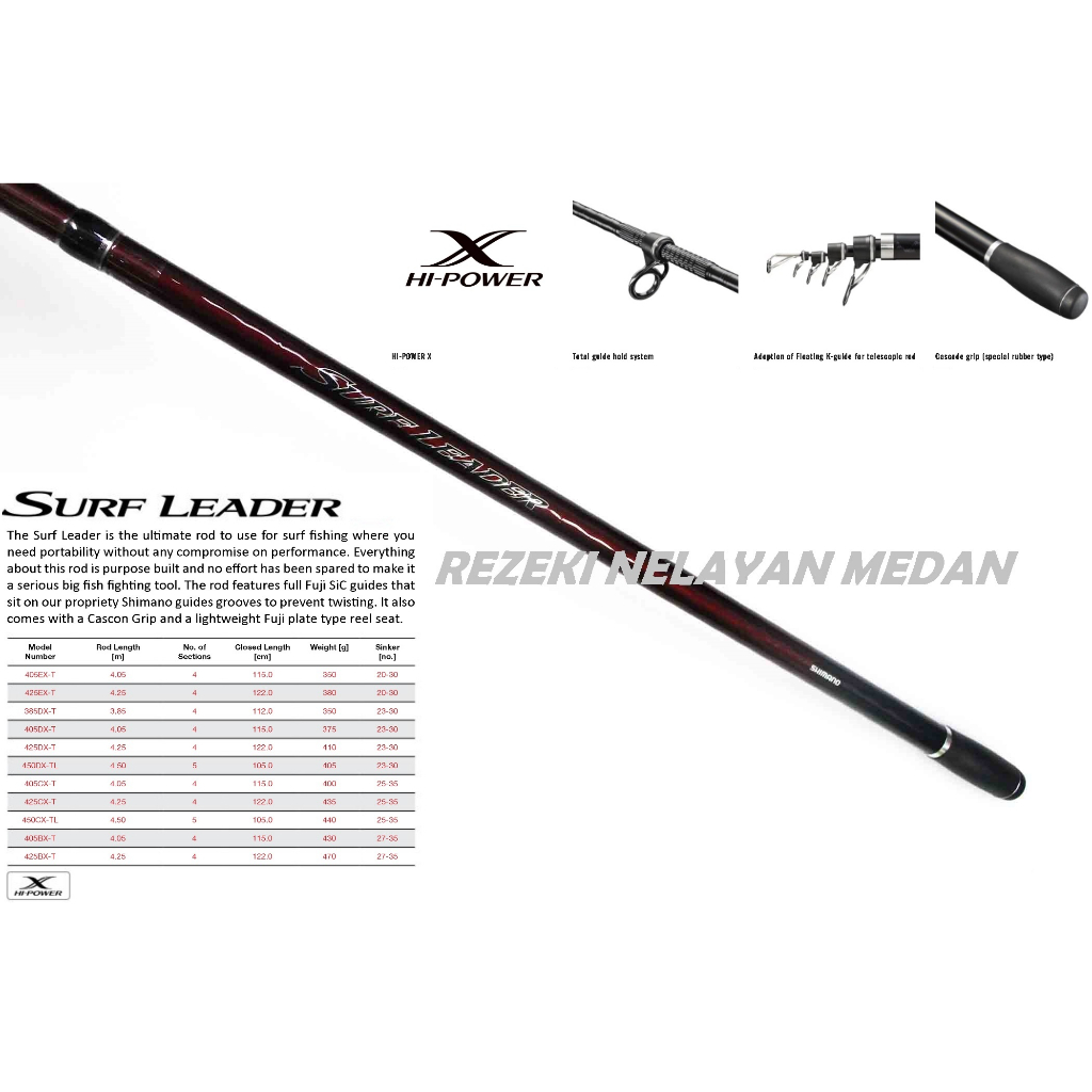 JORAN Surf Cast SHIMANO SURF LEADER 2020 | SHIMANO Telescopic Surf Rod