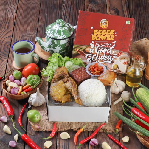 

Nasi Box Bebek Reguler 1/2 Ekor Tahu Tempe Bacem