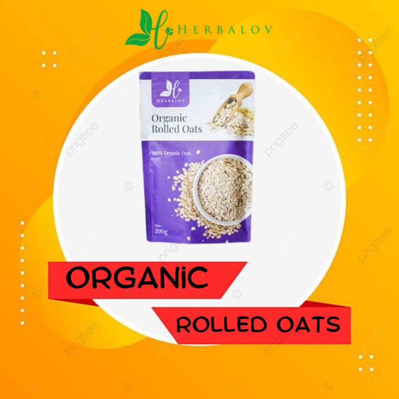 

Organic Rolled Oat by Herbalov