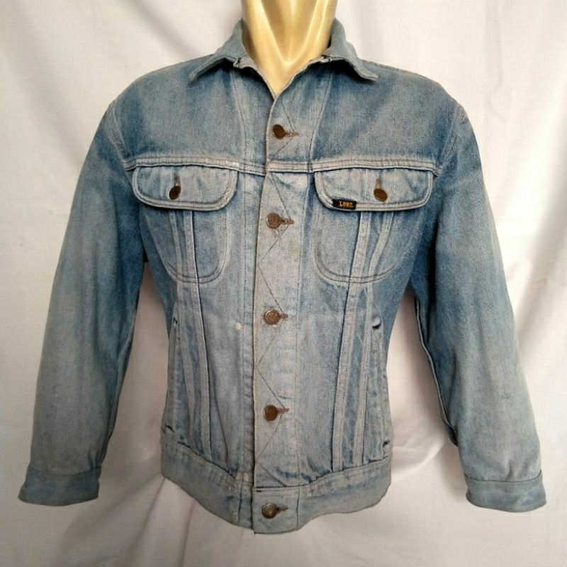 Jaket jeans / denim pria Lee
