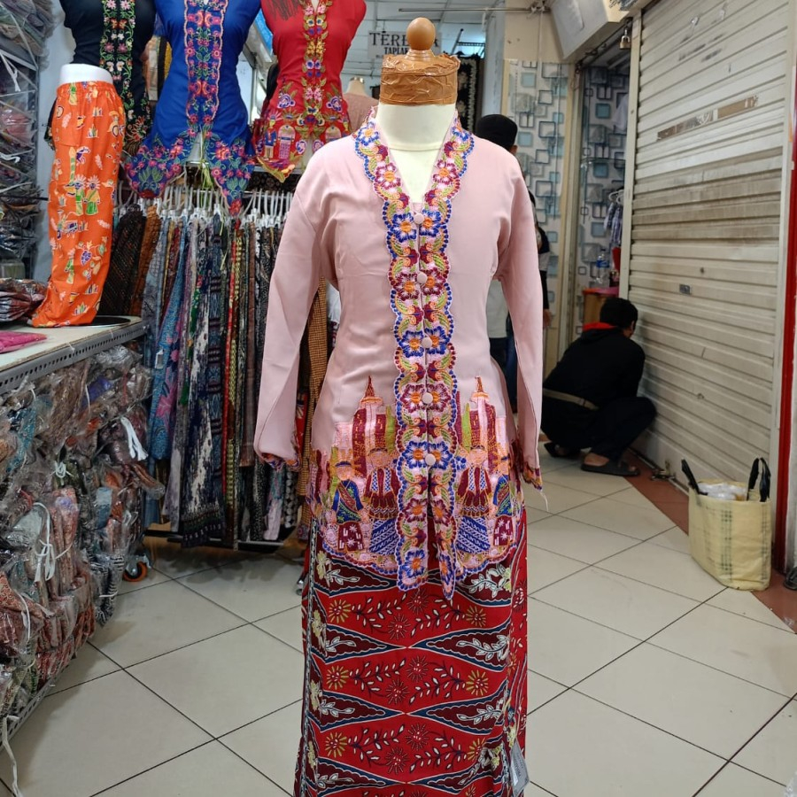 set kebaya encim ONDEL Betawi anak perempuan / kebaya encim