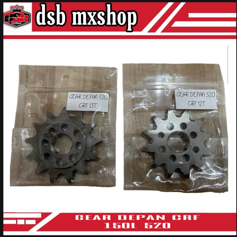 GEAR DEPAN CRF 150L RANTAI 520H BUILD UP-GIR DEPAN CRF 150L PRO 1