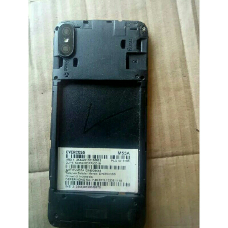 mesin hp Evercoss m55a normal