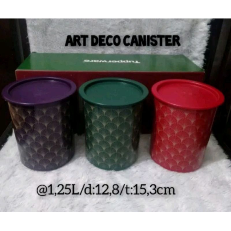 art deco canister tupperware toples art deco canister