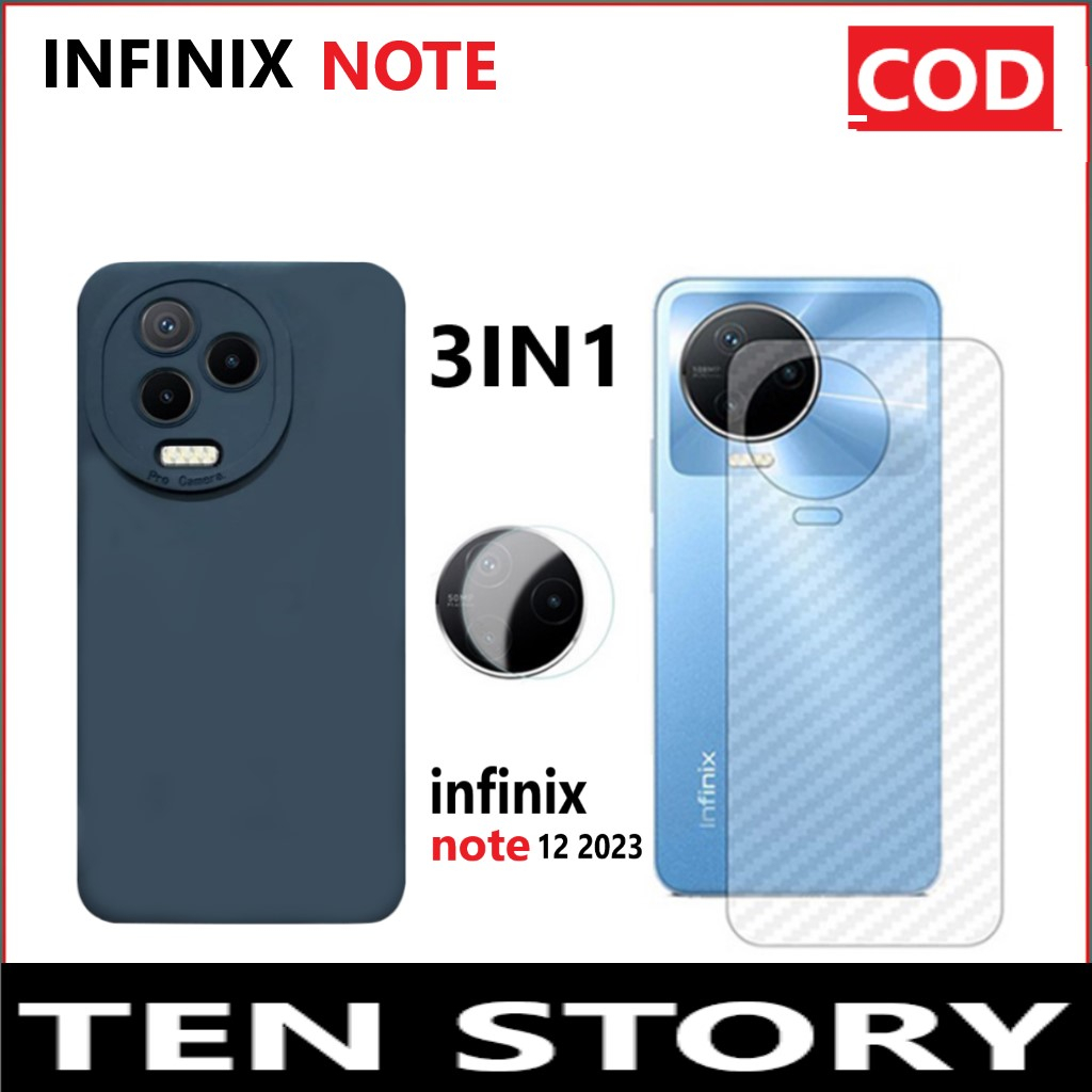 CASE INFINIX NOTE 12 2023//case infinix//tg camera infinik not 12//skin carbon infinik note 12 2023/