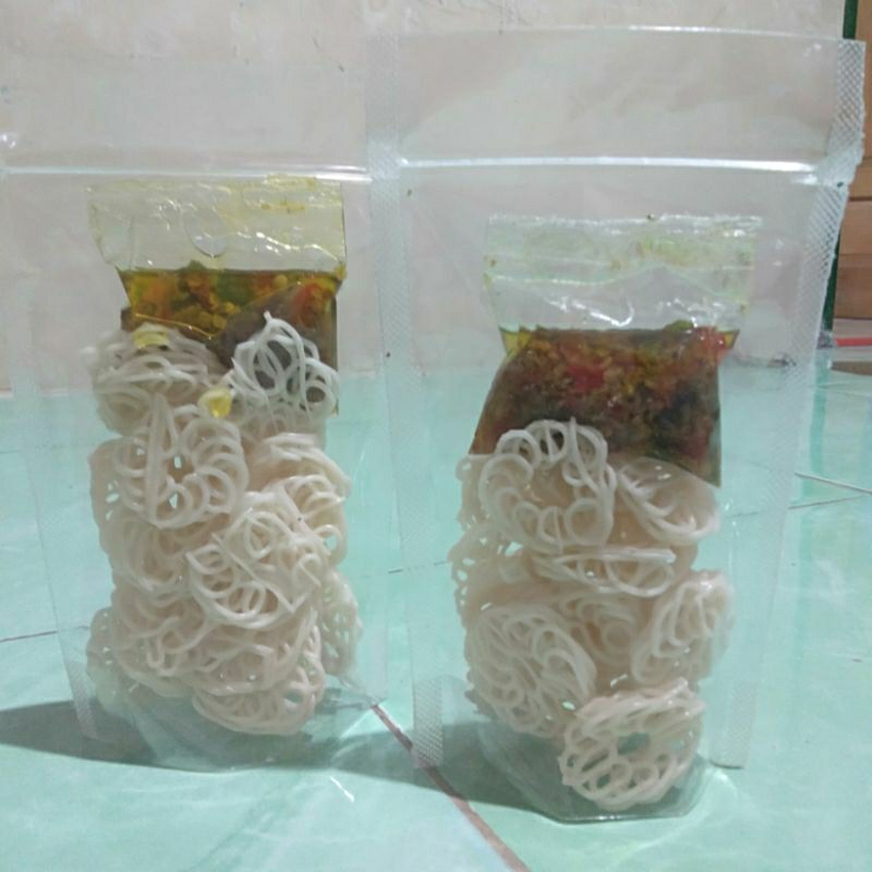 

Krupuk seblak Alla mang unen Isi 20. Porsi Medium