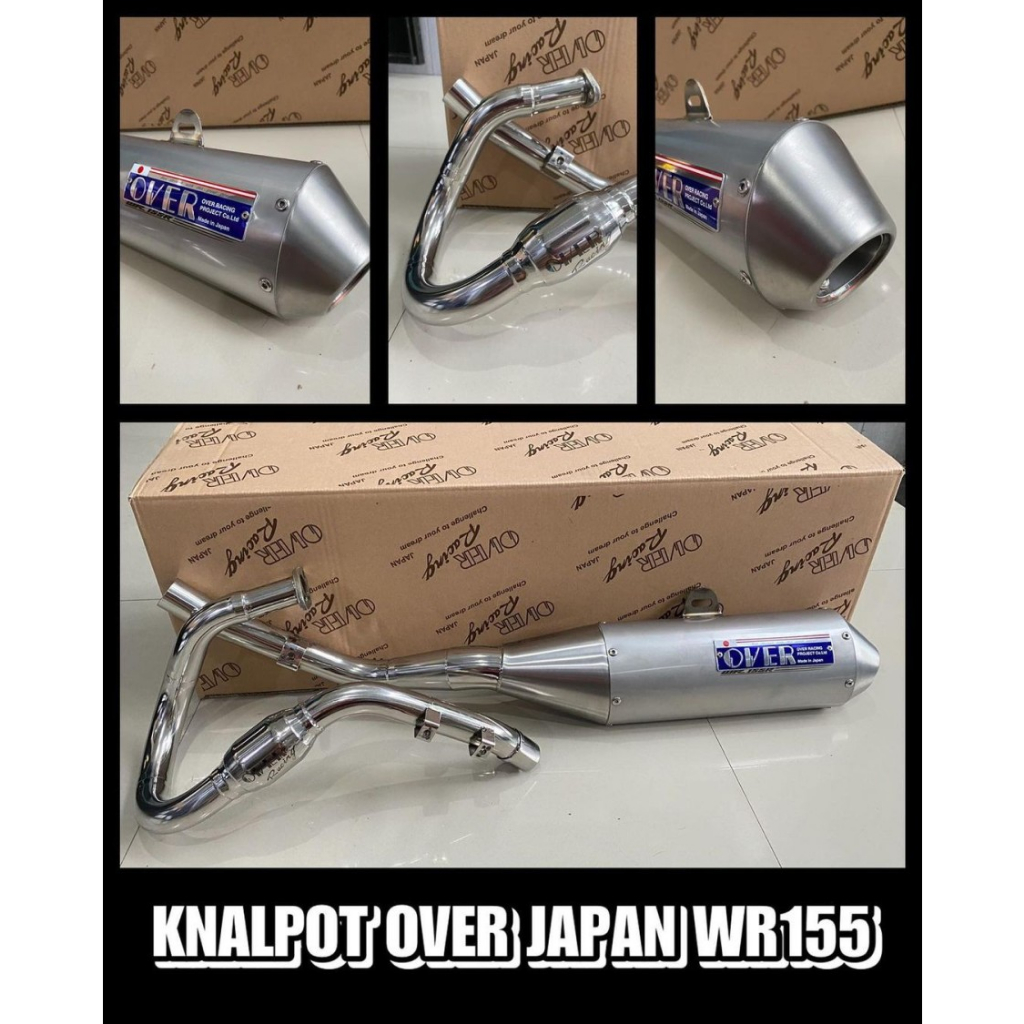 KNALPOT OVER JAPAN KLX150 CRF150 WR155 ORIGINAL OVER