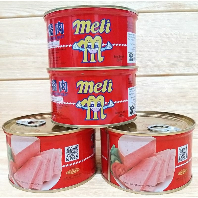 ✔MURAH Ham Babi Meli 397gr / Meli Ham Kaleng / Babi Kaleng