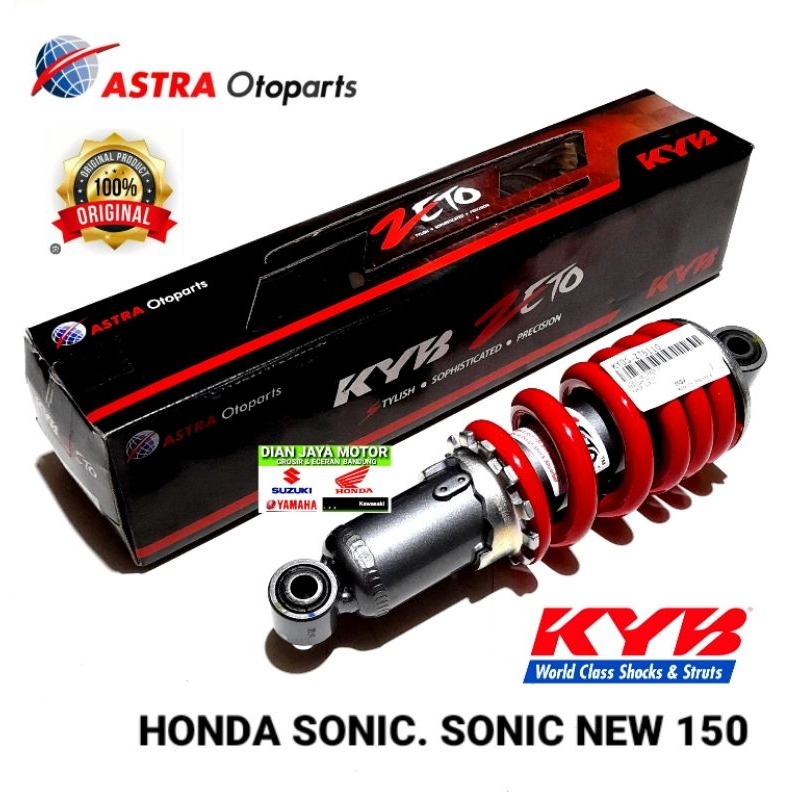 SOCK BREAKER BELAKANG KYB KAYABA ZETO KYOS ZT5110 HONDA SONIC.SONIC NEW 150 ORI KAYABA ZETO SOK SHOK
