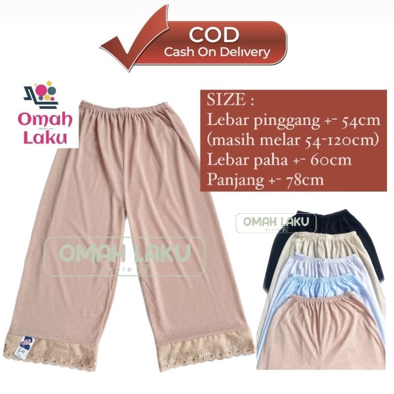 Androk Kulot Panjang Dewasa / Daleman Celana Panjang/ Dalaman Kulot Panjang /Androk