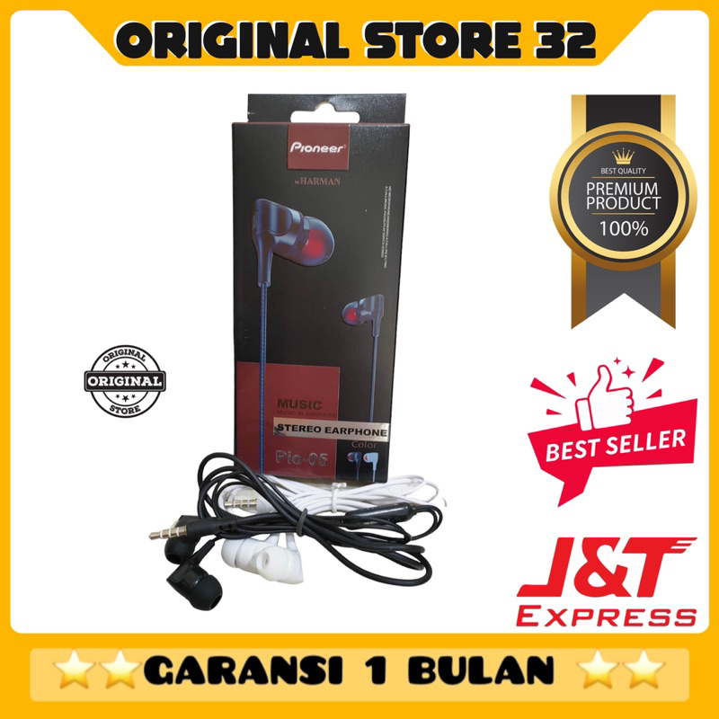 HF/HEADSET / EARPHONE PIONER PIO -05 PREMIUM SUPER BASSS