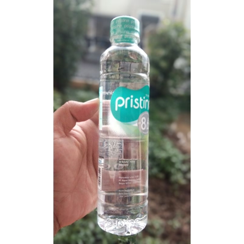 

1 Botol Air Minum Kemasan Mineral Pristine 400ml 400 ml PH Tinggi