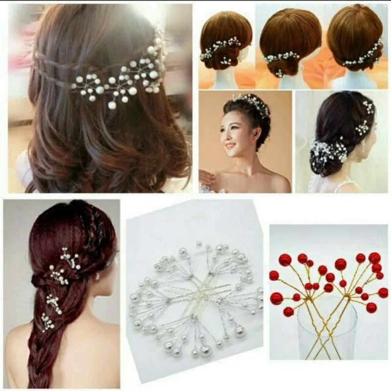 tusuk konde mutiara/tusuk konde pesta/tusuk konde wadding/tusuk konde serbaguna/tusuk konde bunga/hi