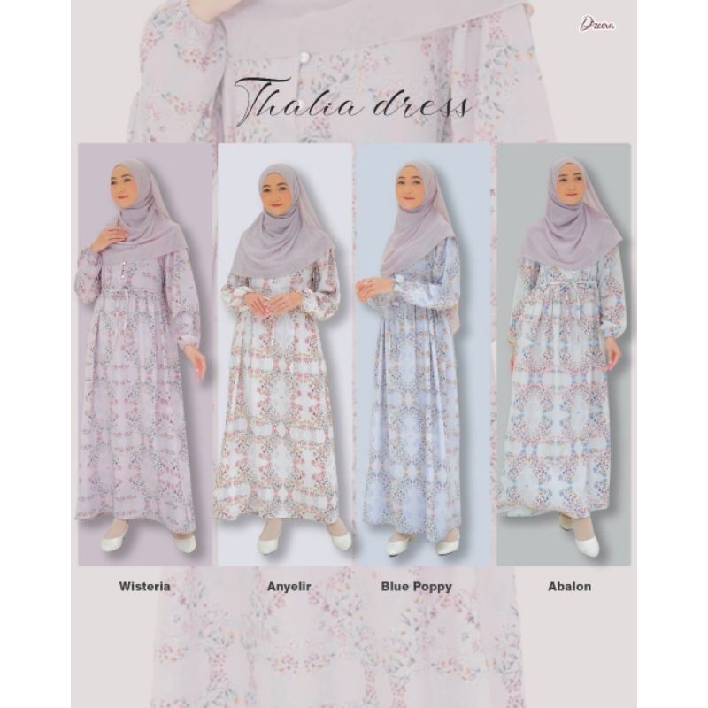 Moslem Ori Gamis Busui Friendly Thalia Dress By Dzeera (Ready Please Cekstok)