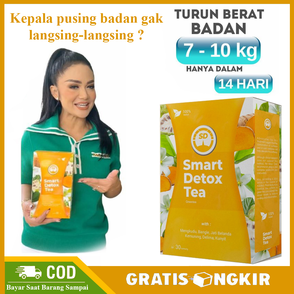 

Teh Pelangsing Smart Detox Tea Penurun Berat Badan Herbal BPOM