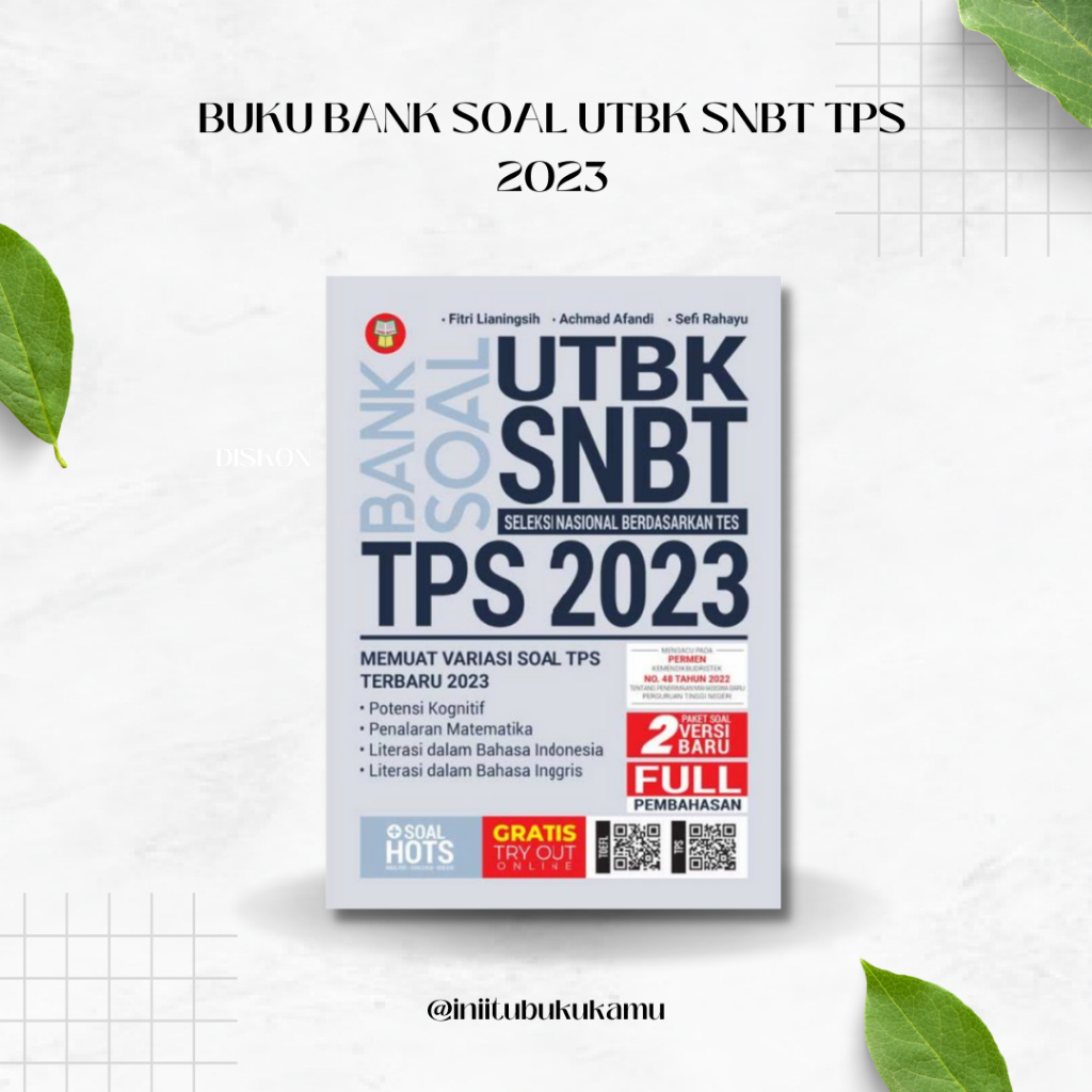 BUKU BANK SOAL UTBK SNBT TPS 2023