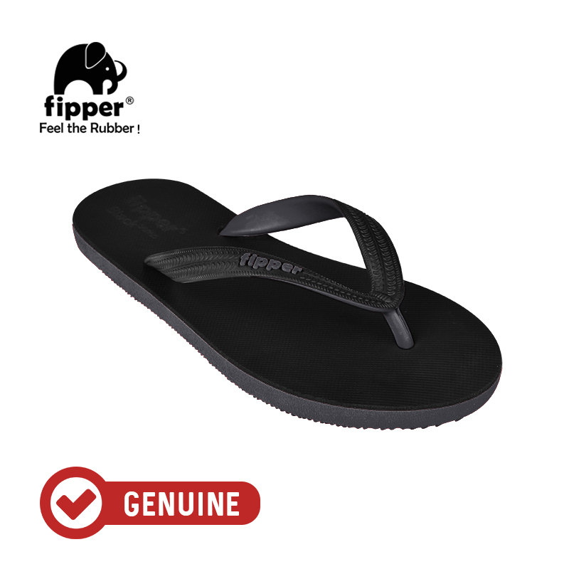 Fipper Black M Black Grey Dark