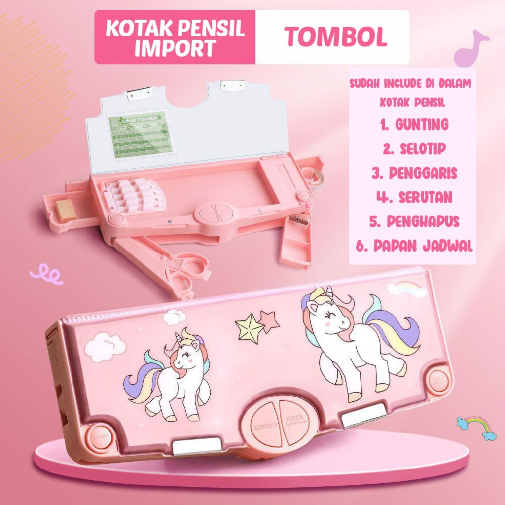

Kotak Pensil Premium Serbaguna TK SD