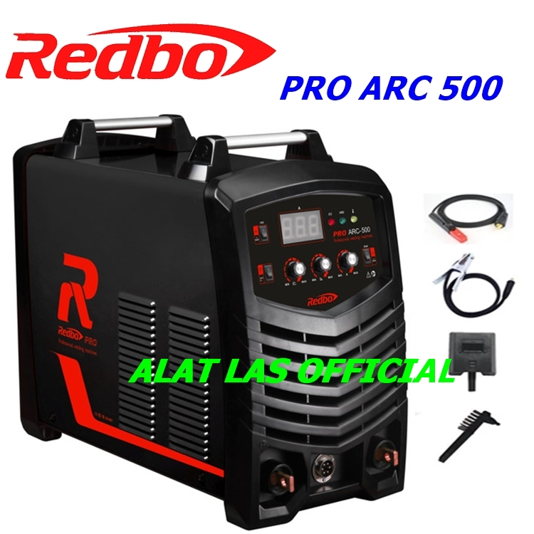 Mesin Las Redbo PRO ARC 500A Travo Las Listrik Inverter Redbo MMA 500 SMAW