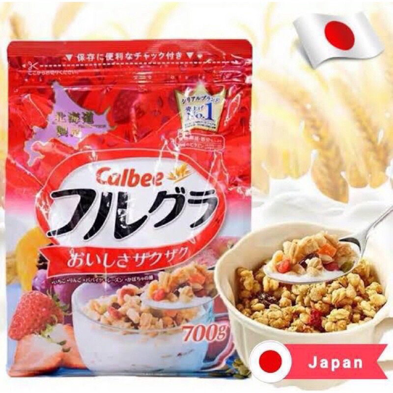 

Calbee Granola Fruit Cereal 700g - Made in Japan