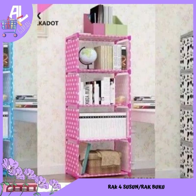 Rak Buku Multifungsi 5 susun portabel GSF/Rak Buku GSF/Rak Buku Portabel
