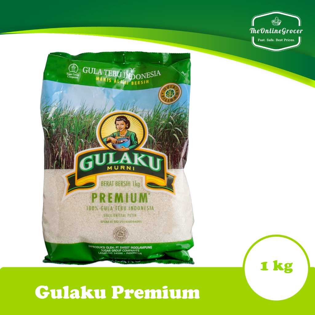 

Gulaku Pillow Pack Premium 1kg – Gula Pasir Premium