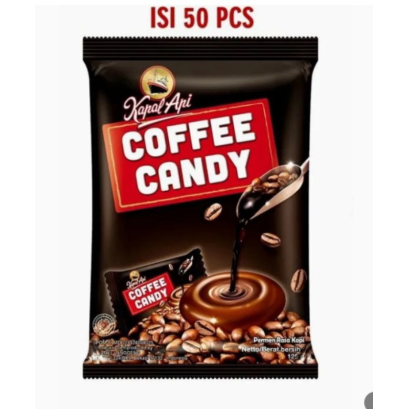 

Kapal Api Coffee Candy BON KOPI / Permen Kopi pack 125gr (isi 50pcs)