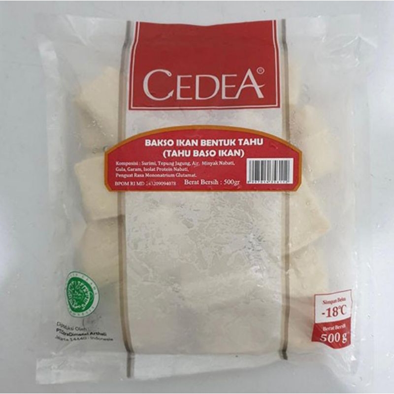 

Cadea Bakso ikan bentuk tahu 500gr