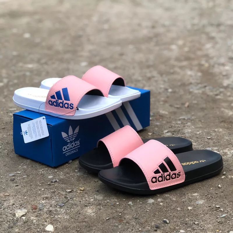 Sandal Sendal Slop Selop Slip On Slide Adidas Wanita Cewek Original